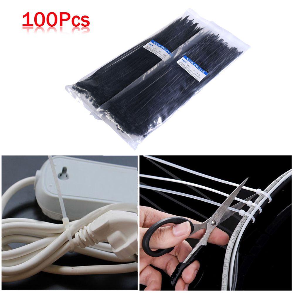 Set 100 Dây Quấn Cáp Tự Khóa Bền Chắc Tiện Dụng