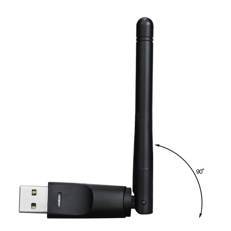 150Mbps 2.4G Wireless Network Card USB 2DBi WiFi Antenna LAN Adapter Ralink RT5370 Dongle Network Card for PC Laptop