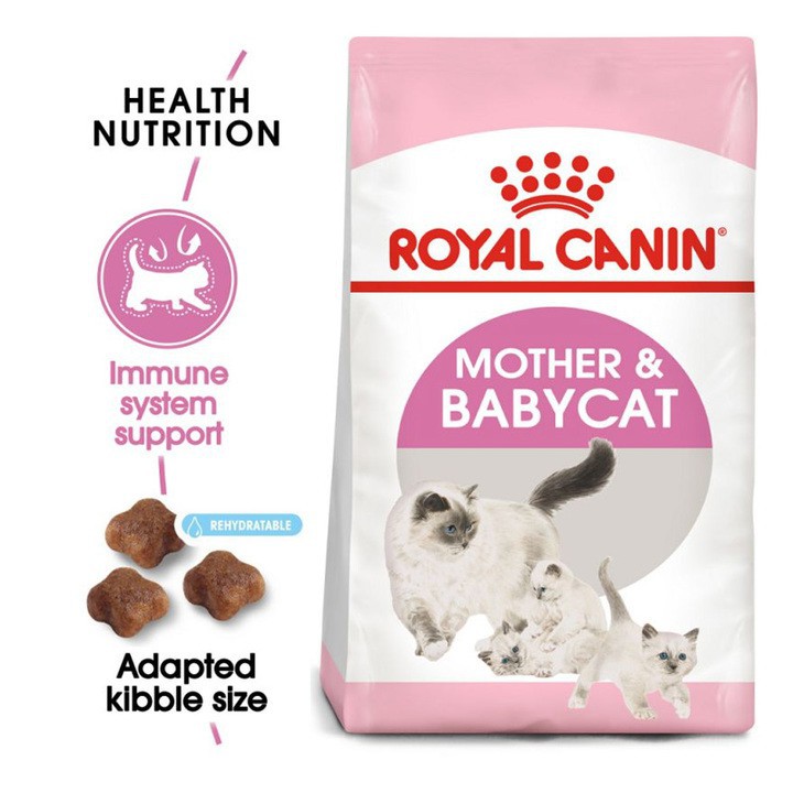 Thức ăn cho mèo mẹ và mèo con tập ăn Royal Canin Mother and BabyCat túi 4kg(giao hàng siêu nhanh)