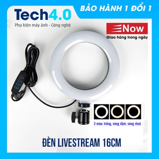 [BẢO HÀNH 1 ĐỔI 1] ĐÈN LIVESTREAM 16CM 3 CHẾ ĐỘ ĐỂ BÀN