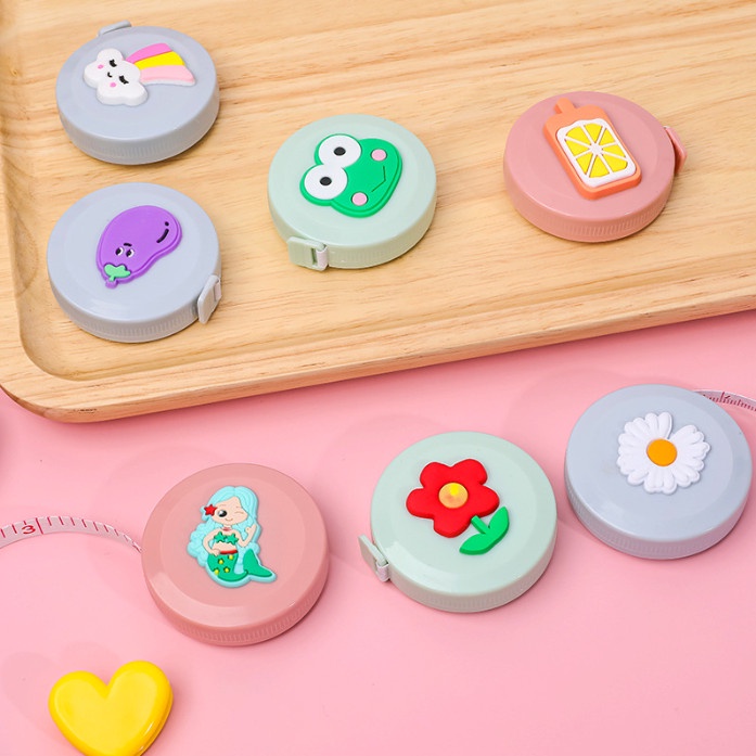 Thước dây cuộn 1,5m tự thu gọn tiện lợi hình thú siêu cute BAG U THUOCDAY123