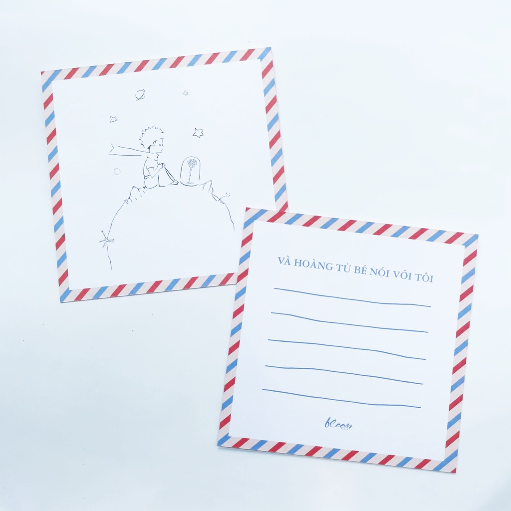 Sách Le Petit Prince - Những Điều Hoàng Tử Bé Nói Với Tôi - Đai Đỏ - Tặng Kèm Postcard Đặc Biệt