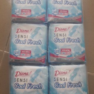 Combo 6 gói BVS diana sensi cool fresh