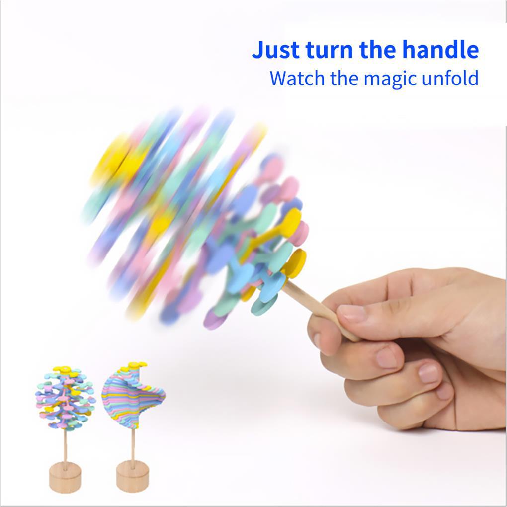 Bộ Đồ Chơi Kẹo Mút Xoay Nhiều Màu Sắc Dùng Để Giáo Dục Cho Bé