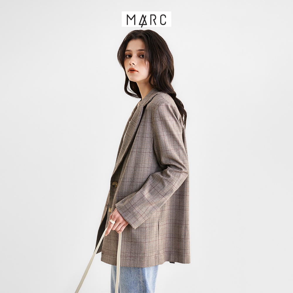 Áo blazer nữ MARC FASHION oversize caro FAPH059922 | WebRaoVat - webraovat.net.vn