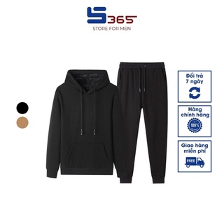Bộ nỉ s365 store lót bông nam cao cấp, bộ nỉ thể thao unisex - db03 454010