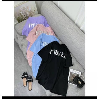 Áo phông chữ Tráng gương in lưng