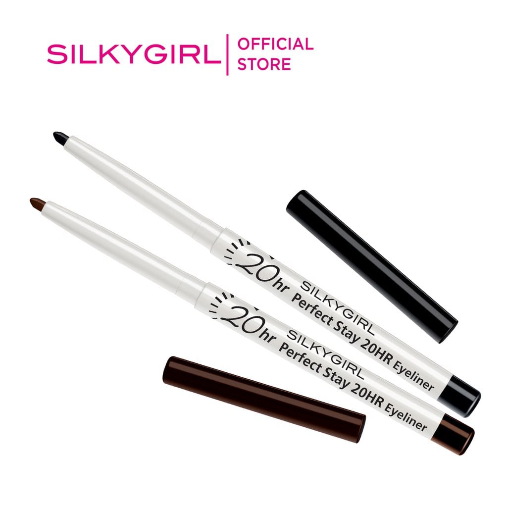 Chì viền mắt Silkygirl Perfect Stay 20HR Eyeliner-[Cocolux] | BigBuy360 - bigbuy360.vn