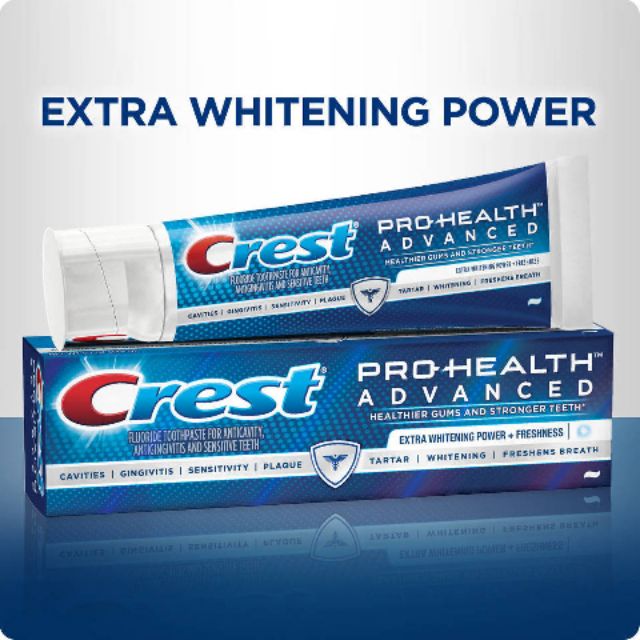 Kem đánh răng Crest Pro Health Whitening Powder