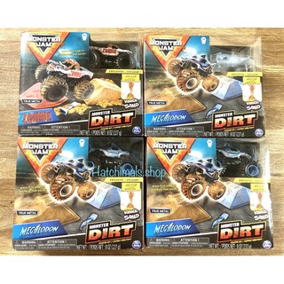 Monster Dirt- Hộp xe Megalodon & Zombie