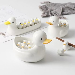 Bộ gác đũa vịt con thỏ con