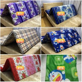 Áo / Vỏ Bọc Nệm 2 mặt Có Dây Kéo Thun Lạnh Loại 1 Dành Cho Nệm Cao  5cm & 10cm : Đủ Size, Nhiều Mẫu - Giao Màu Ngẫu Nhiê