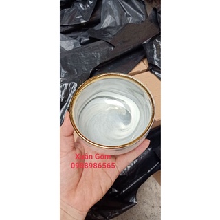 Bát cơm viền vàng