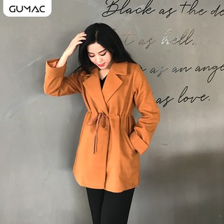 Áo dạ dây rút eo A12985 GUMAC
