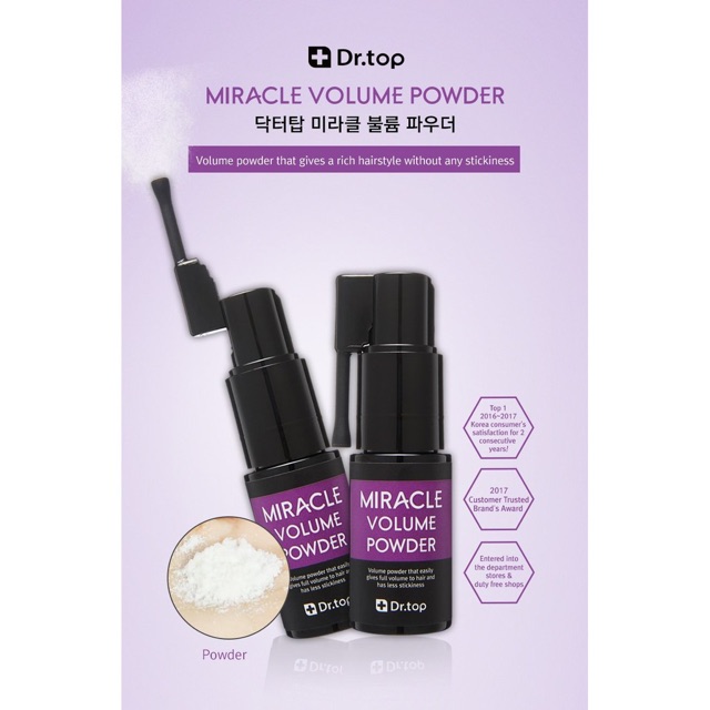 Bột làm phồng tóc Dr.Top Miracle Volume Powder