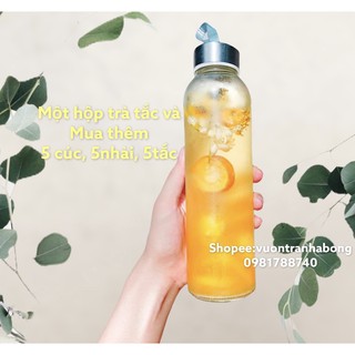 Sức Khỏe & Sắc Đẹp Combo 1 Hộp Trà Tắc, 5 Gói Nhài, 5 Gói Cúc, 5 Gói Tắc
