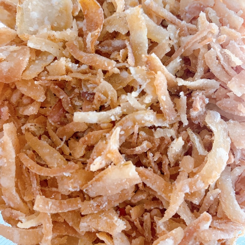 100G Hành Phi Nhà Làm Loại Ngon Nhất Siêu Thơm Giòn Không Trộn Bột Dùng Chung Bánh Tráng