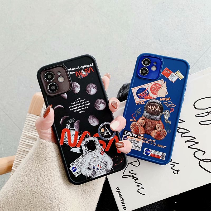 NASA Ốp Lưng Silicone Chống Sốc Thời Trang Cho Iphone 12pro Max 12mini 11pro Max Xs Max Xr Se 2020 7 8 Plus | BigBuy360 - bigbuy360.vn