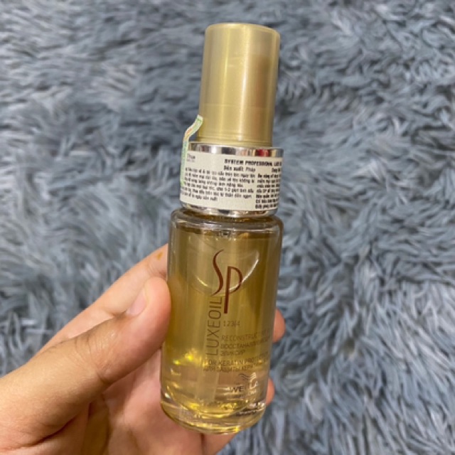 Tinh dầu Argan dưỡng chữa trị tóc hư tổn SP Luxe Oil 30ml