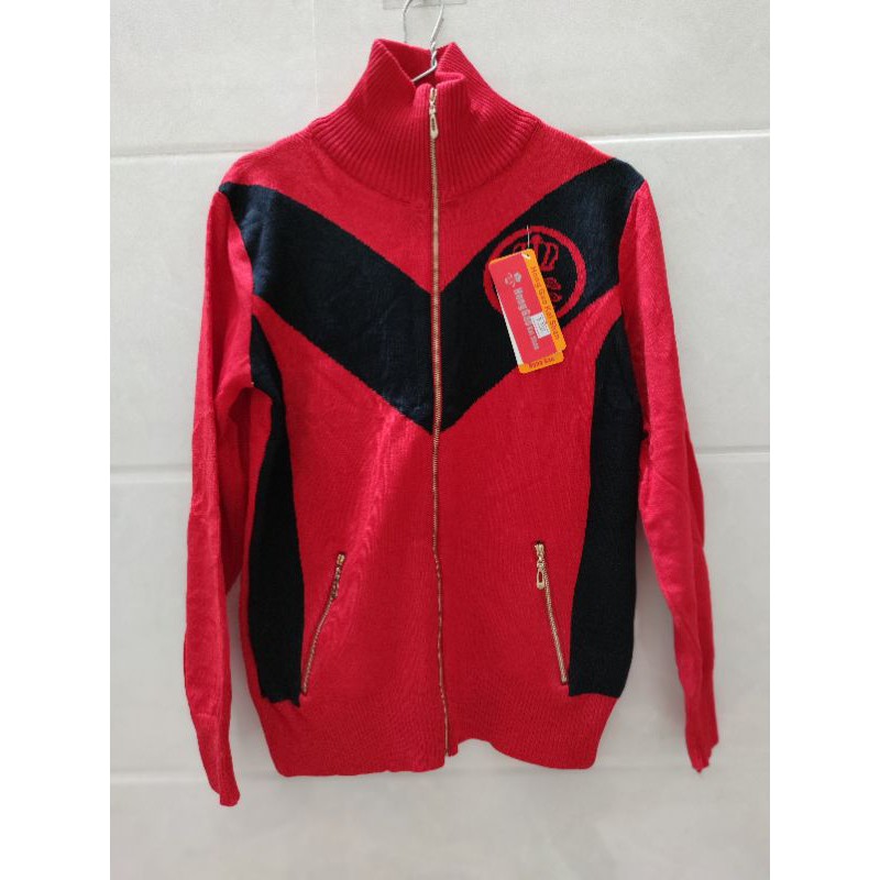 Áo khoác len dây kéo