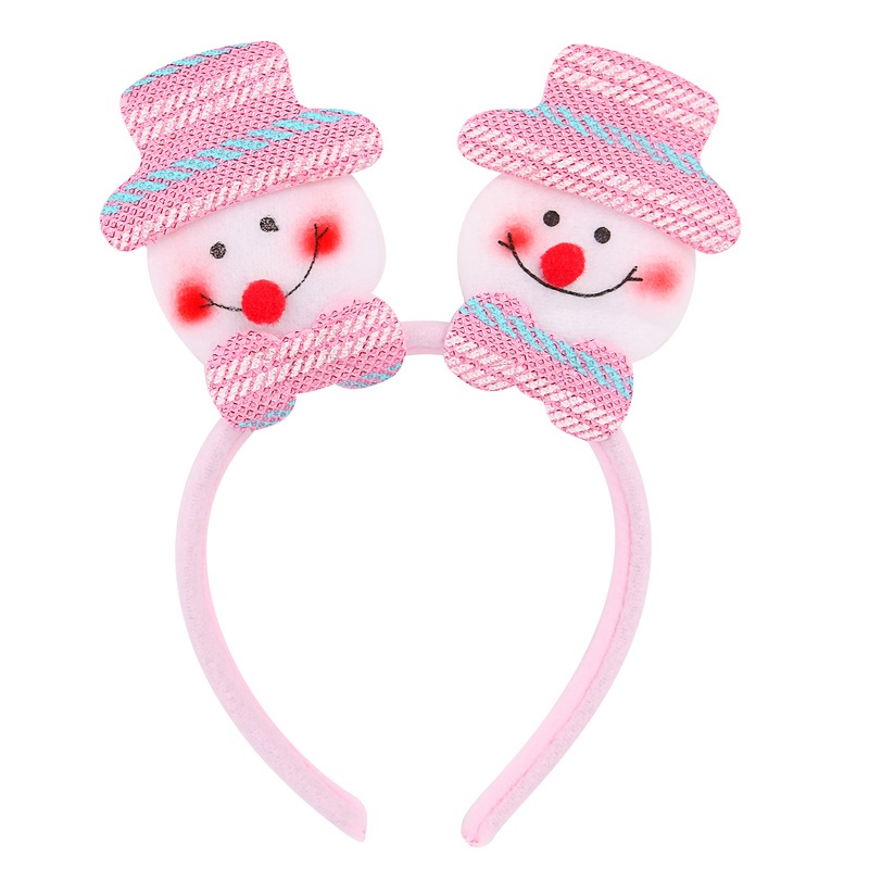 Băng Đô Cài Tóc Hình Ông Già Noel / Người Tuyết / Gấu Tuần Lộc Có Đèn LED Phát Sáng Dành Cho Trẻ Em Dịp Giáng Sinh Năm Mới