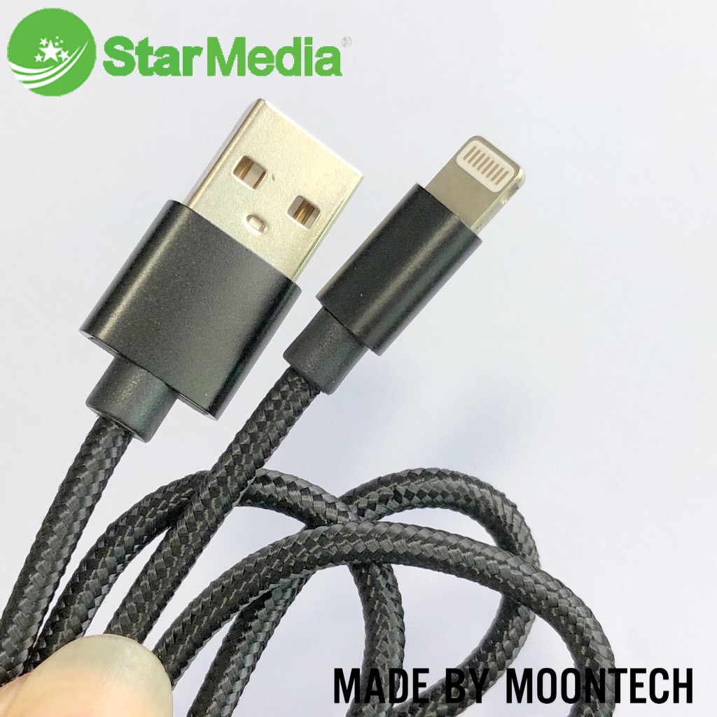 Dây sạc iphone bọc dù NC01 cao cấp dài 1m-3m Cáp sạc nhanh ip6/7/8/x/11/12 sạC cho các dòng Iphone ipad