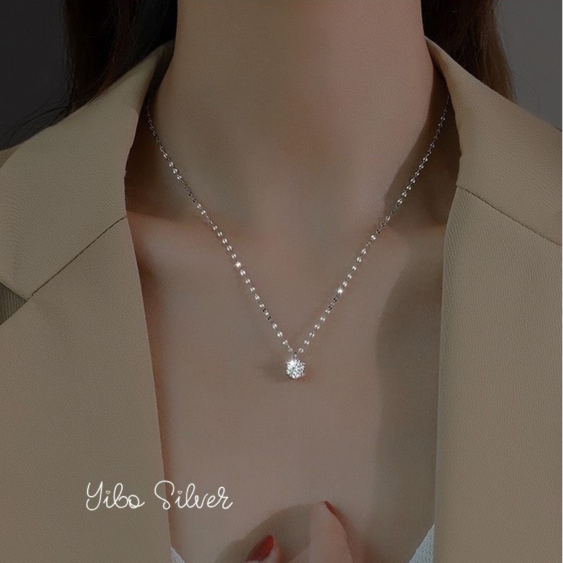 Dây chuyền_Vòng cổ nữ siêu đẹp _ Bạc 999 cao cấp _ 𝐘𝐢𝐛𝐨 𝐒𝐢𝐥𝐯𝐞𝐫 - 𝐂𝐚𝐦 𝐤𝐞̂́𝐭 𝐜𝐡𝐮𝐚̂̉𝐧 𝐁𝐚̣𝐜
