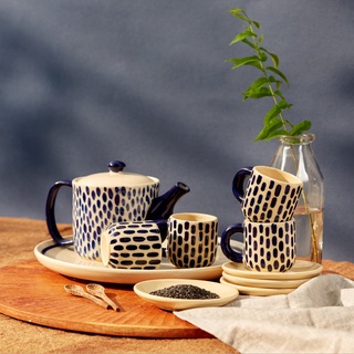 Bộ ấm chén uống trà - Gốm Tu Hú