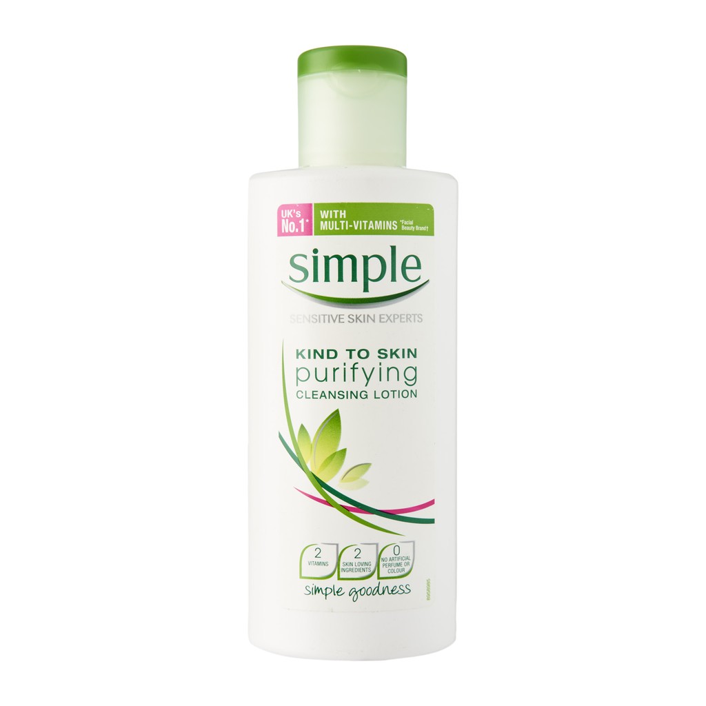 Lotion làm sạch da Simple Kind To Skin Purifying Cleansing Lotion