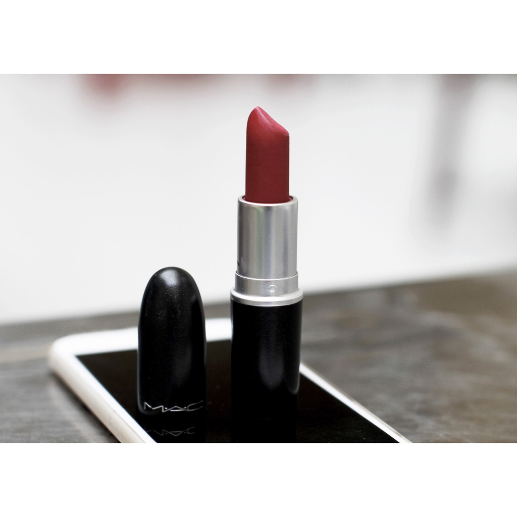 Son Mac Ruby Woo 707 Retro Matte lipstick – Màu Đỏ Tươi 3g