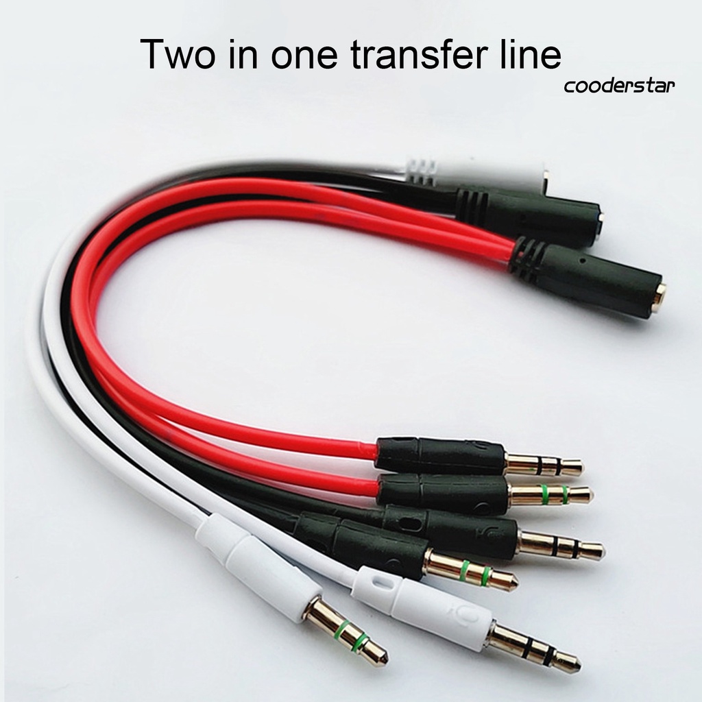 Cáp Chuyển Đổi Âm Thanh Tai Nghe 3.5mm Female Sang 2 Male