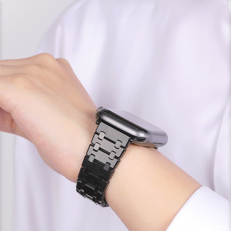 Dây Đeo Inox Vỏ Bảo Vệ Cho Đồng Hồ Apple Watch 7 45mm 41mm 40mm 44mm 42mm 38mm smart watch