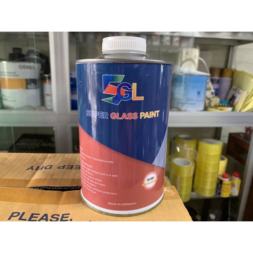 Đóng rắn, đông cứng cho sơn kính màu