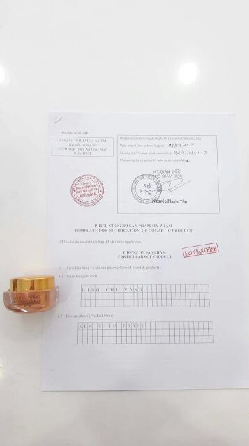 Kem dưỡng siêu trắng linh chi vàng 15g