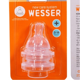 Núm cổ rộng wesser 2 chiếc/vỉ