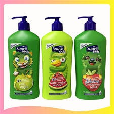 Sữa tắm gội xả CHO BÉ Suave Kids 3 in 1 mẫu mới chai có vòi 532ml