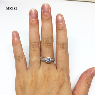 Nhẫn mạ bạc October Love cao cấp