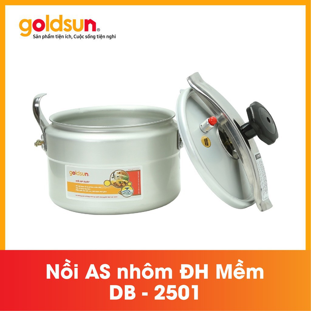 { Xả Kho Cắt Lỗ } Nồi áp suất cơ 5L GOLDSUN DB2501