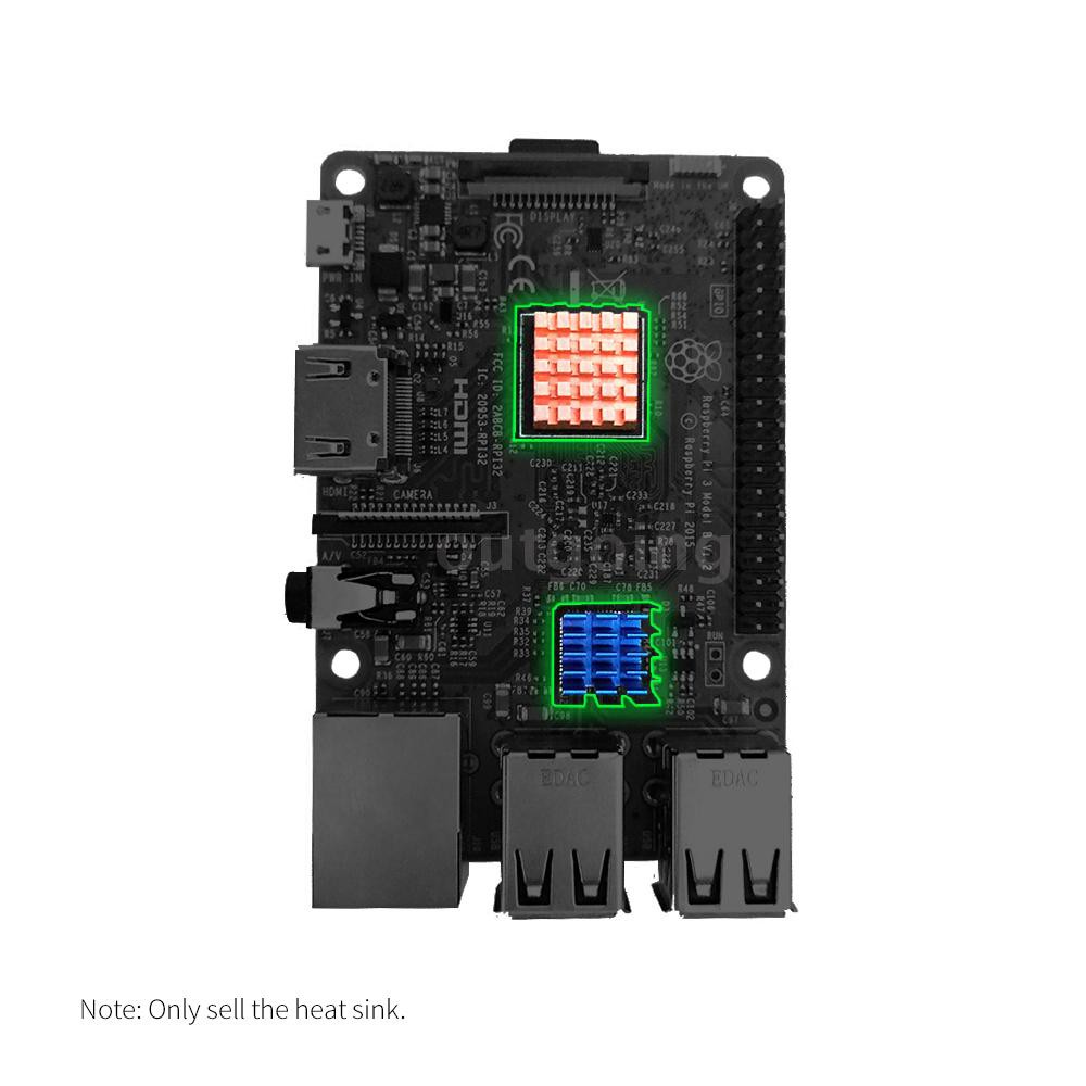 Bảng mạch tản nhiệt làm mát máy tính Raspberry Pi kèm phụ kiện tiện dụng chất lượng cao