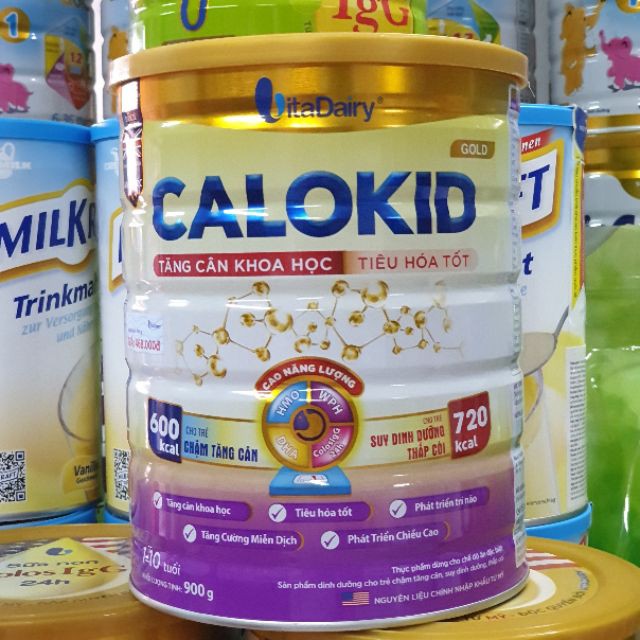 [LẺ GIÁ SỈ] Sữa Bột CALOKID GOLD 900G