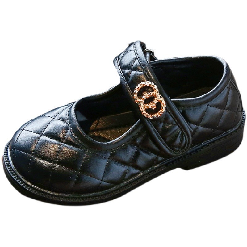Giày Búp Bê Da Đế Mềm Phong Cách retro Cho Bé Gái