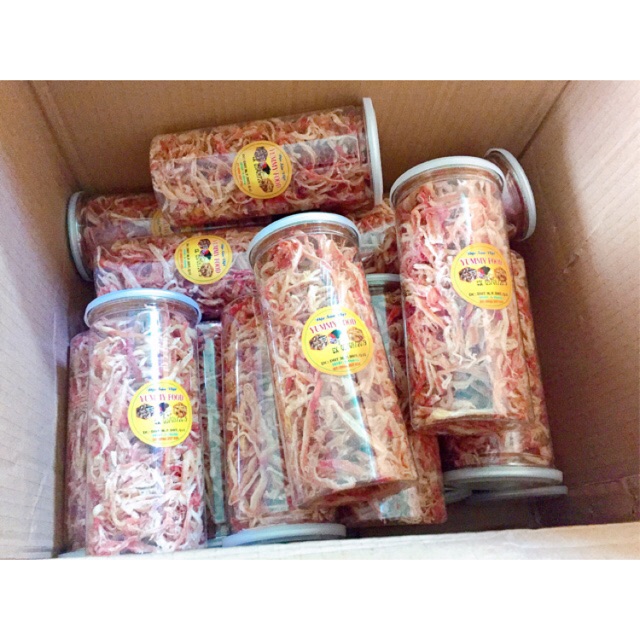 HŨ PET 300GRAM MỰC XÉ SỢI HẤP DỪA NHA TRANG | BigBuy360 - bigbuy360.vn