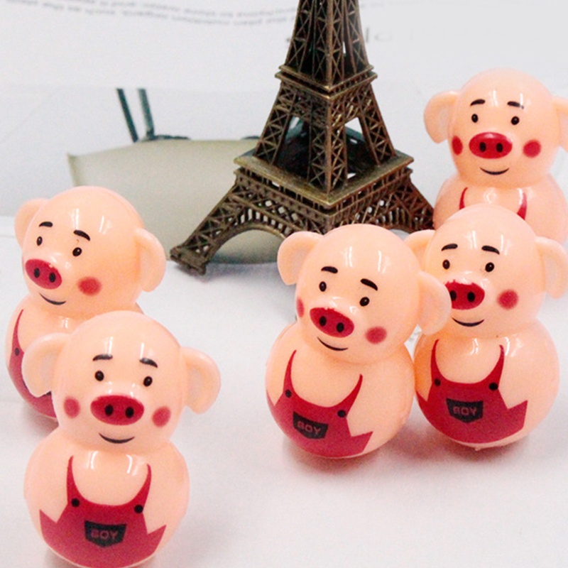 Đồ Chơi Lật Đật Hình Chú Heo Dễ Thương Cho Bé