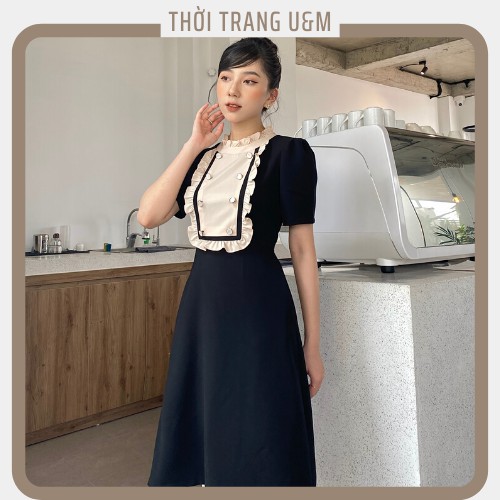 Đầm Cổ Bèo Thiết Kế Điệu Đà Cho Bạn Gái Đủ Size 40kg-80kg | BigBuy360 - bigbuy360.vn
