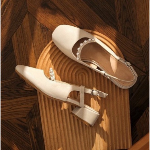 Giày búp bê tiểu thư viền ngọc sang chảnh G055