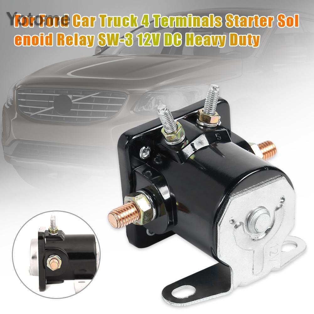 Rơ Le Khởi Động 4 Đầu Nối Yotome Sw-3 12v Cho Xe Hơi Ford