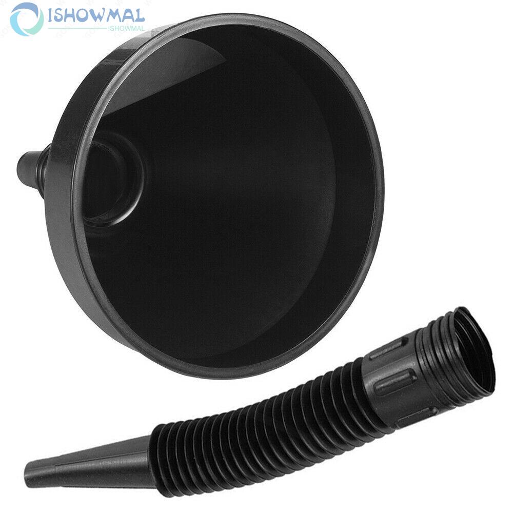 ⚡Hot Sale⚡Funnel Liquid Refueling Spout Black Strainer Car Water Diesel With Handle-ISHOW