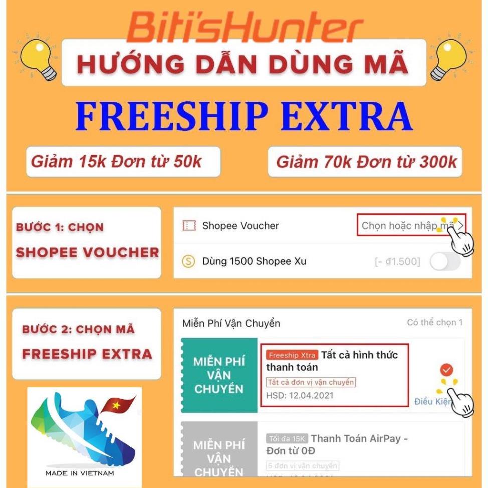 Giày thể thao nam cao cổ ❤️FREESHIP❤️ Giày_Bitis hunter Giày sneakers cá tính X InBlack DSMH06300