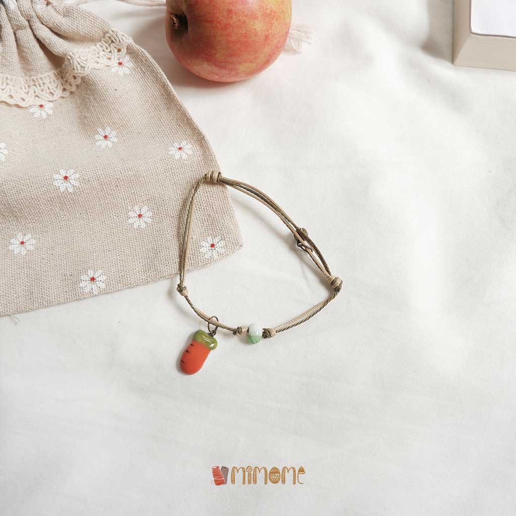 Vòng gốm cà rốt