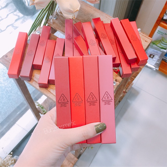 Son kem lì 3ce Velvet Lip Tint